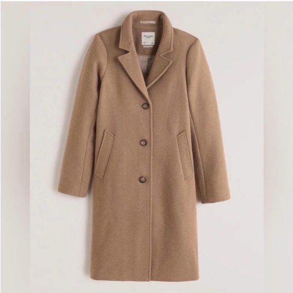Abercrombie & Fitch Tan Coat - Picture 6 of 10